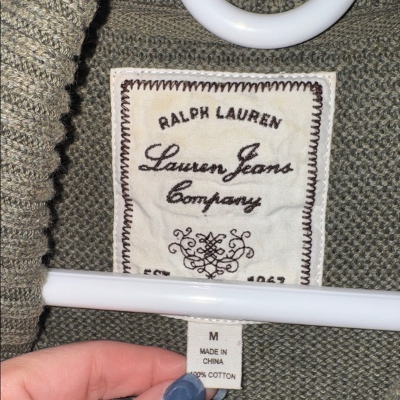 Ralph Lauren Olive Knit Sweater - Picture 3 of 3